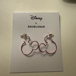 Disney Gold Mickey Mouse Stud Earrings